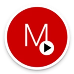 minimal para youtube android application logo